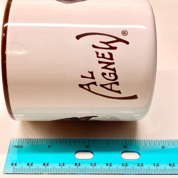 Vtg Al Agnew Bald Eagle Coffee Mug Cup Ceramic Signed 1997 Wildlife Collection - Picture 10 of 10